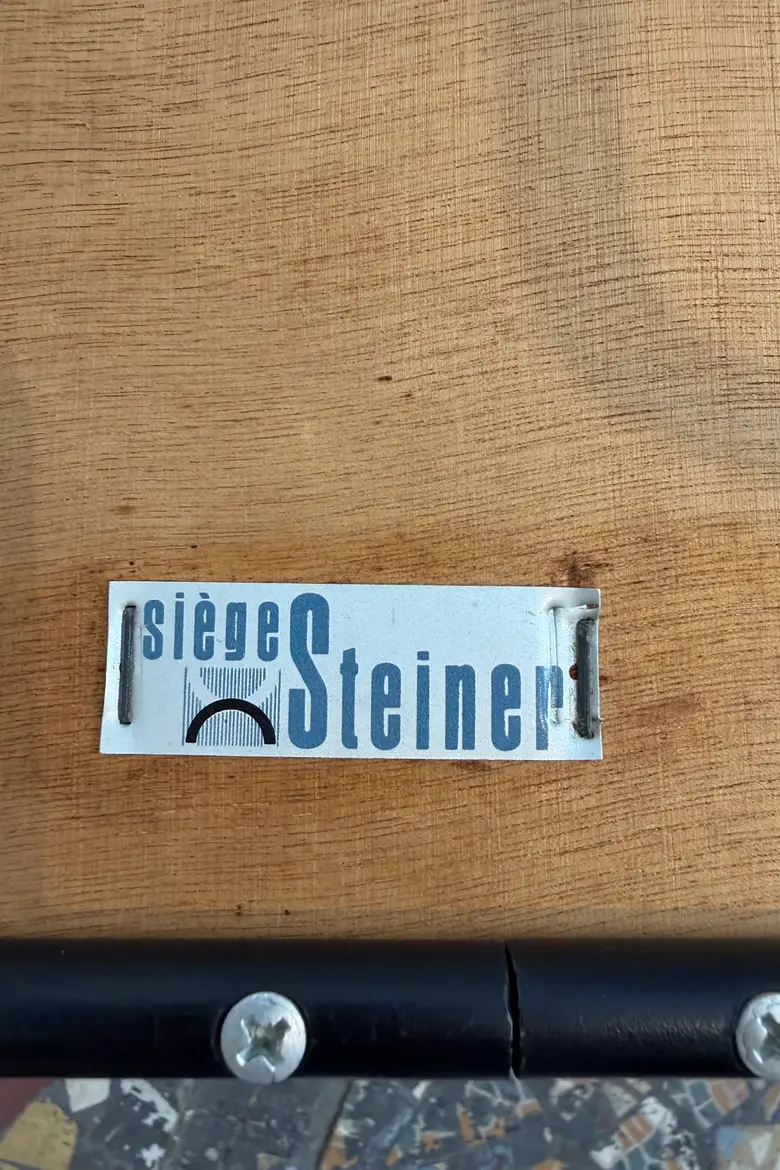 Paire de tables d’appoint Steiner – années 1970