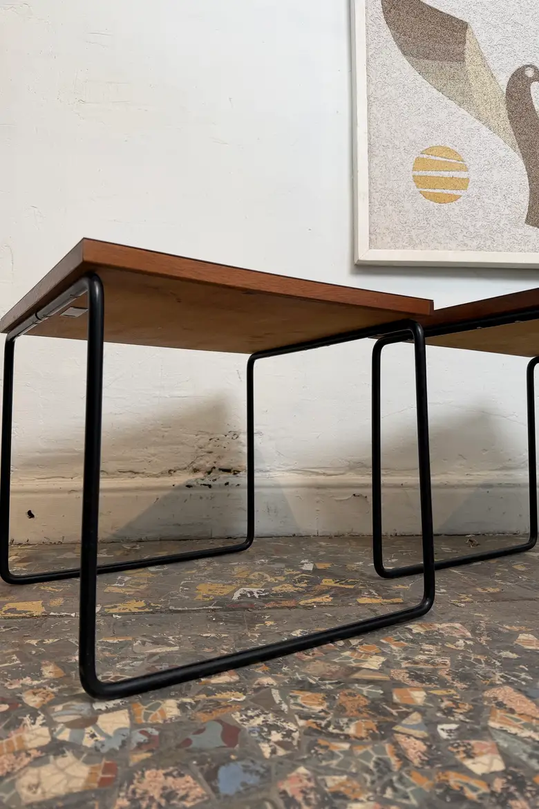 Paire de tables d’appoint Steiner – années 1970