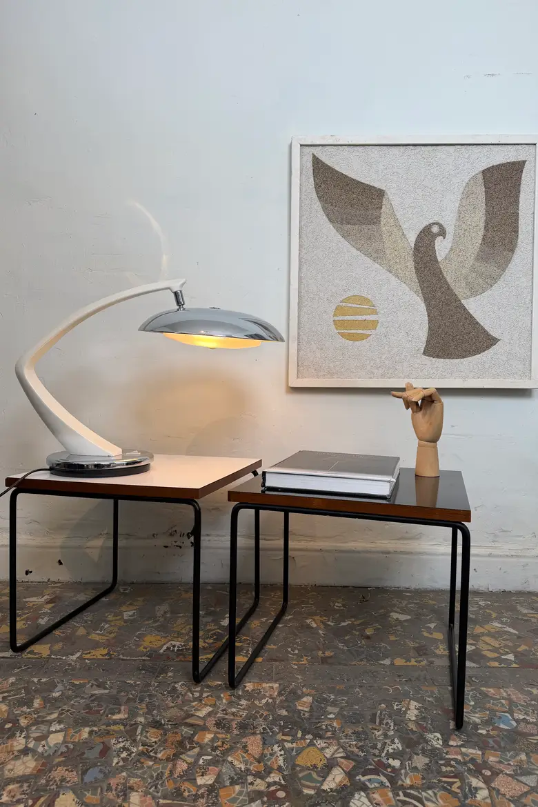 Paire de tables d’appoint Steiner – années 1970