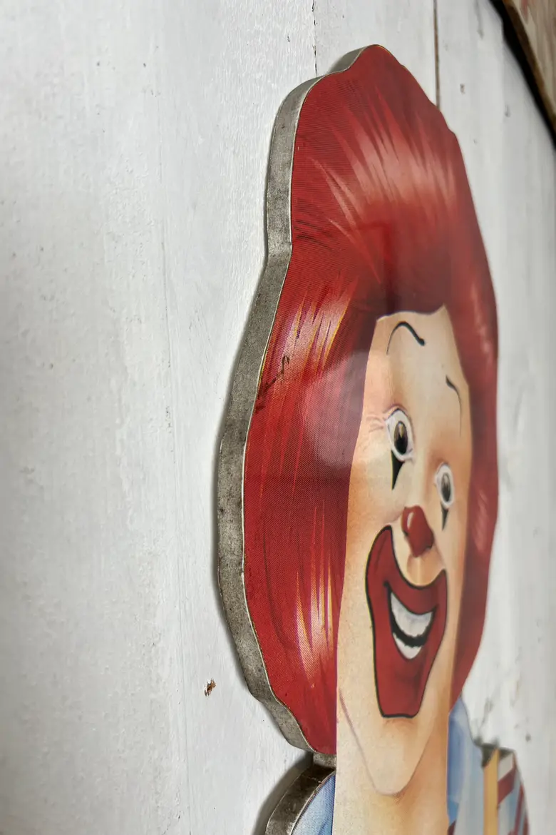 Panneau d’affichage Mc Donald année 80