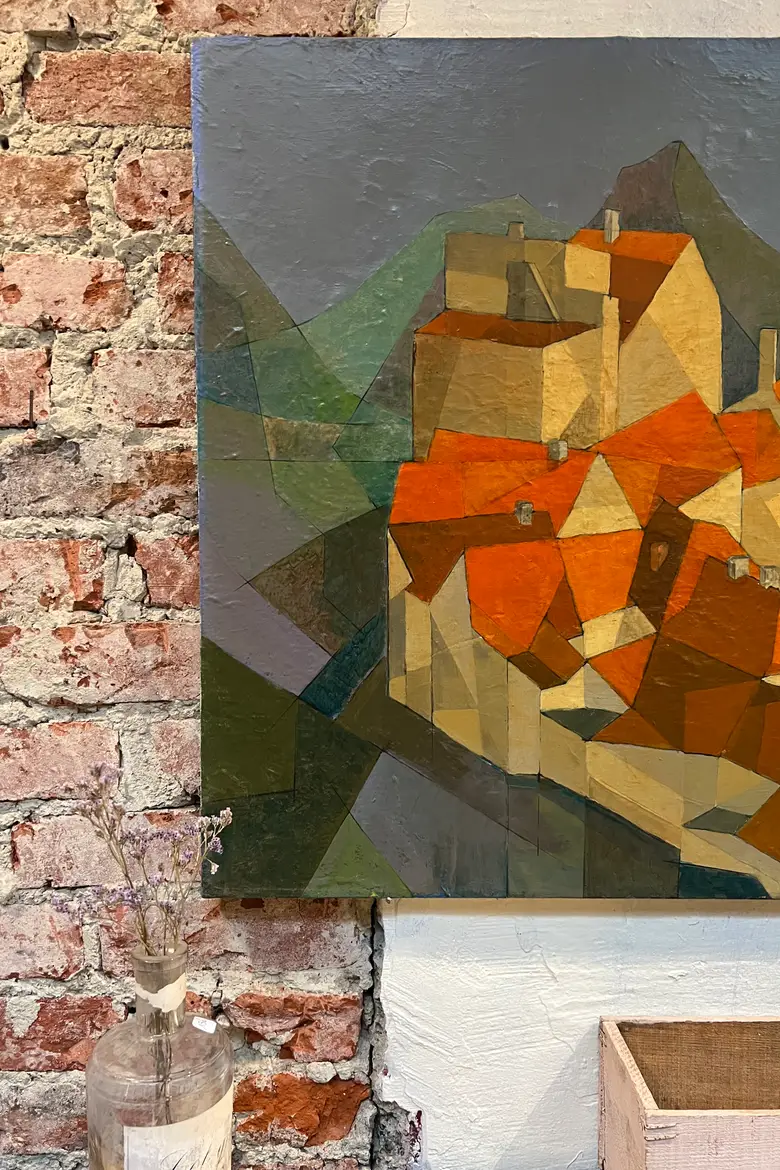 Peinture cubiste XXème