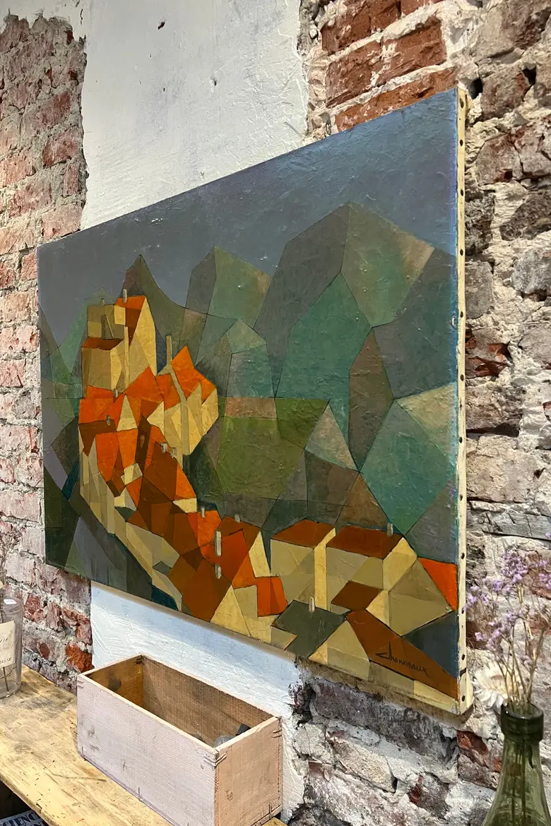 Peinture cubiste XXème