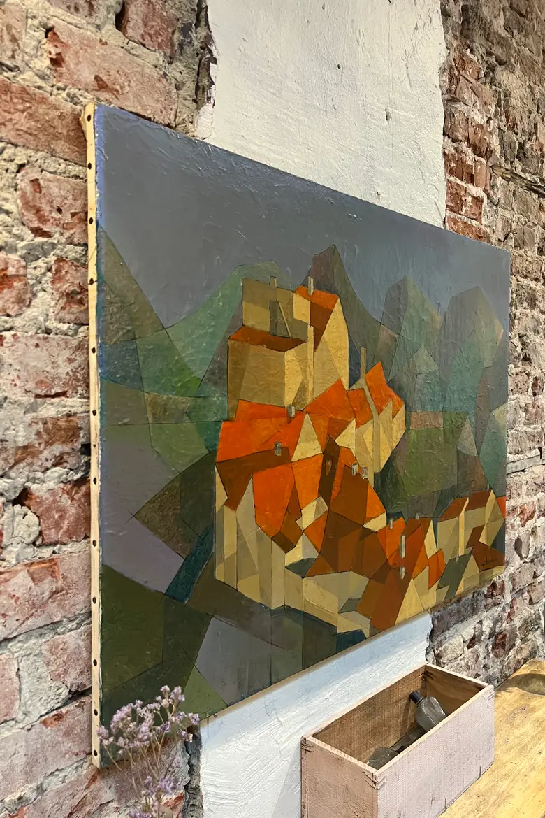 Peinture cubiste XXème