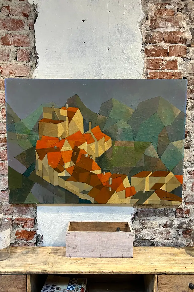 Peinture cubiste XXème