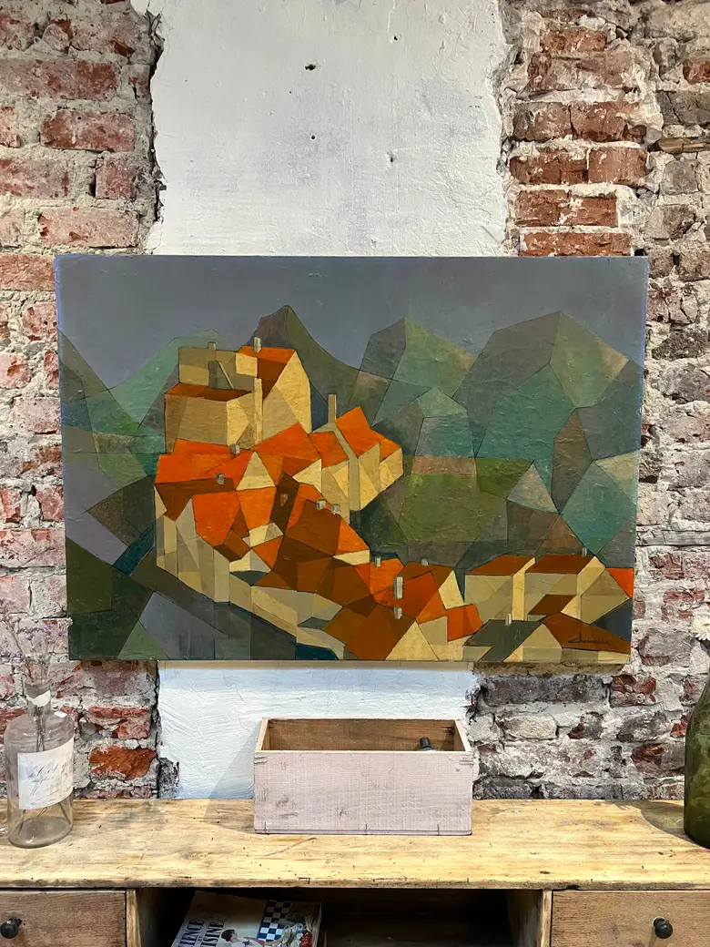 Peinture cubiste XXème