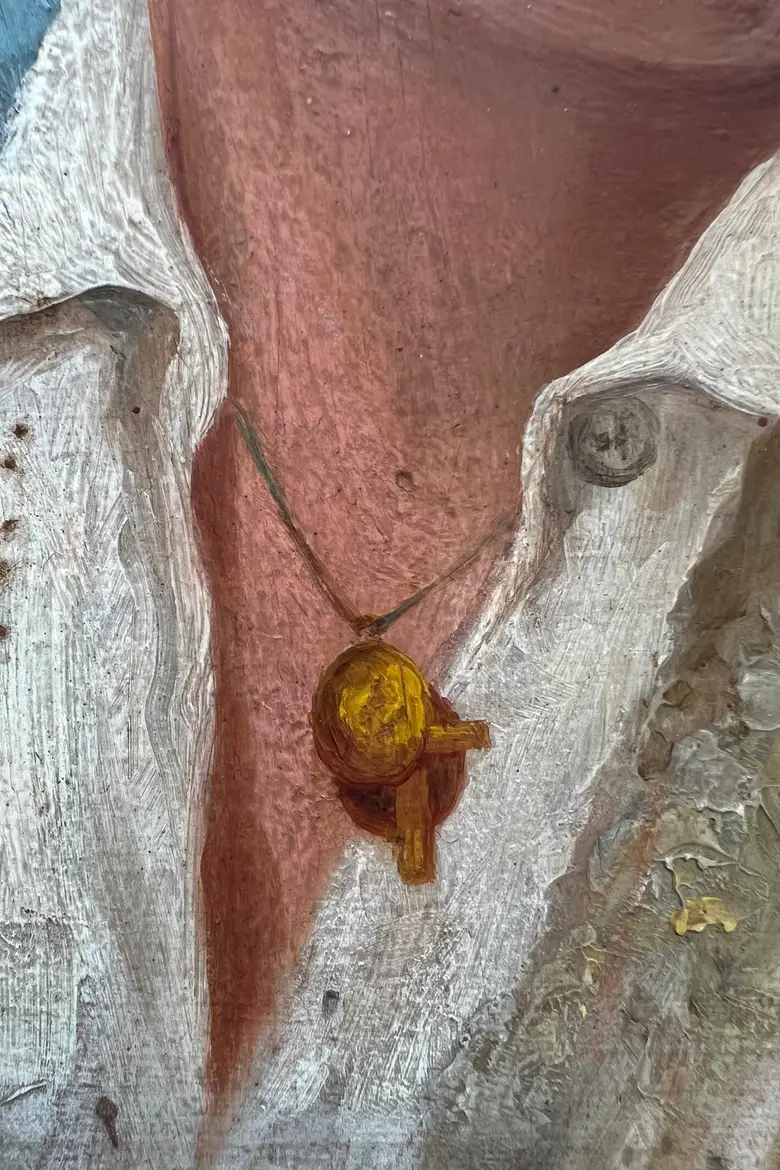 Peinture orientaliste sur bois Début XXème