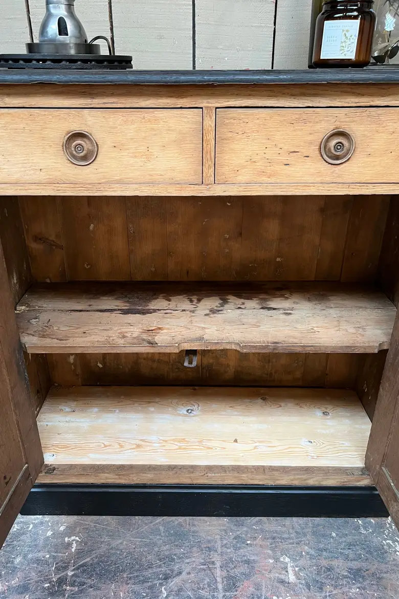 Petit buffet en chêne Début XXème