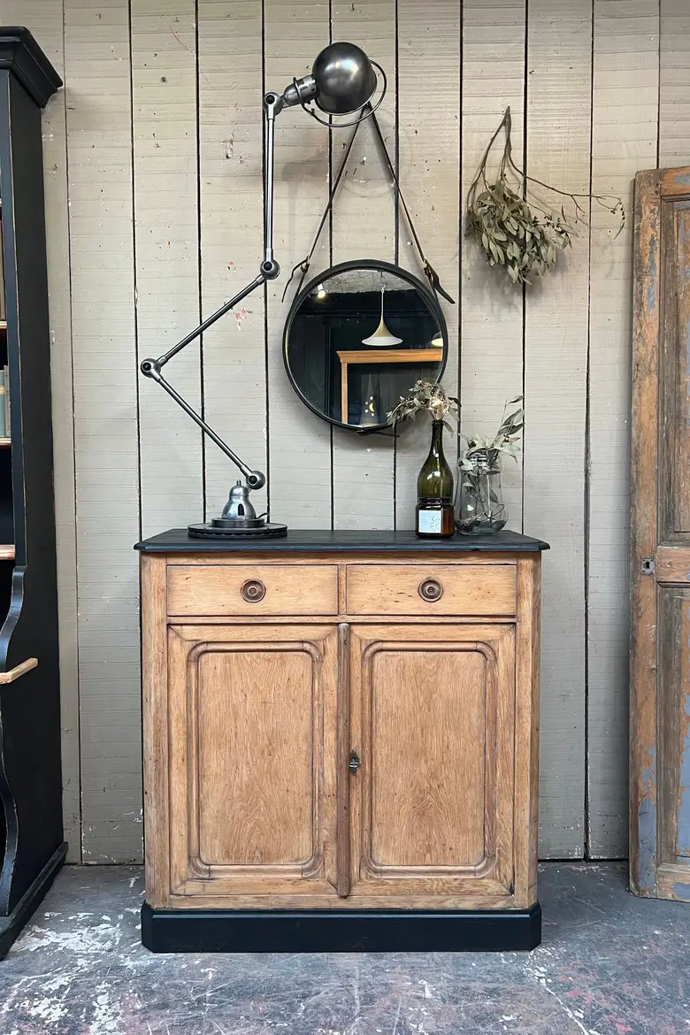 Petit buffet en chêne Début XXème