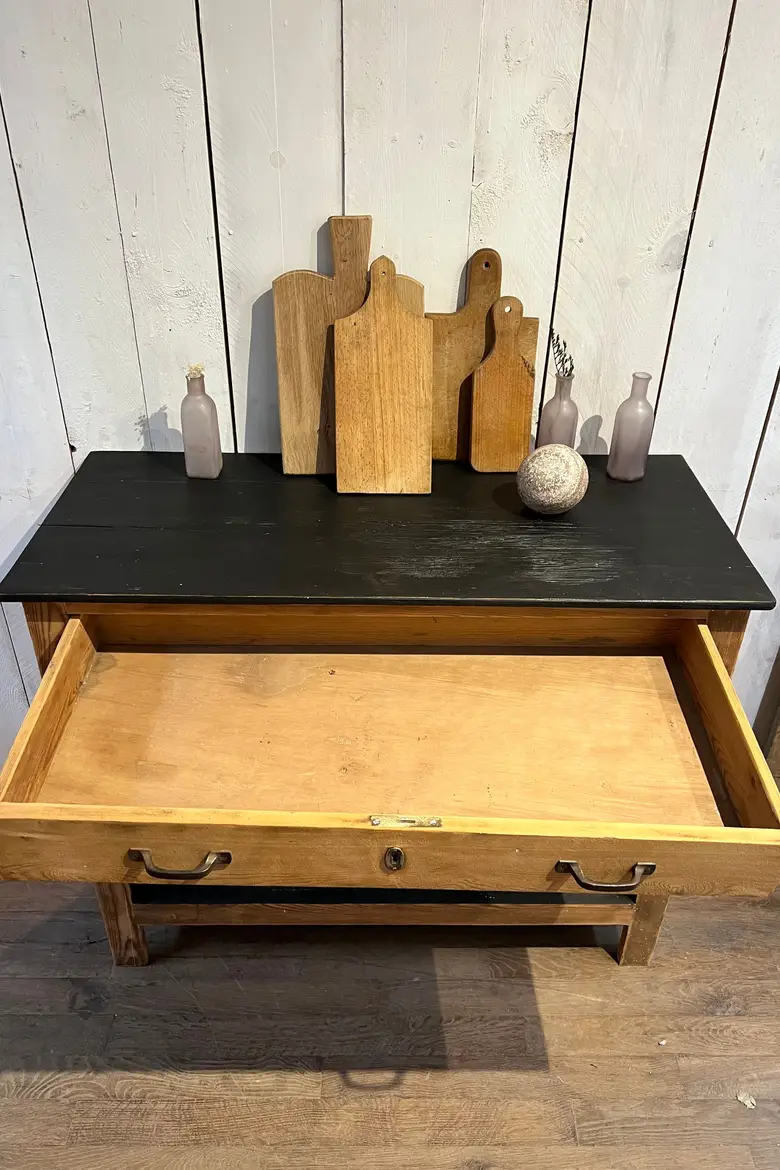 Petit buffet étagère en sapin Début XXème