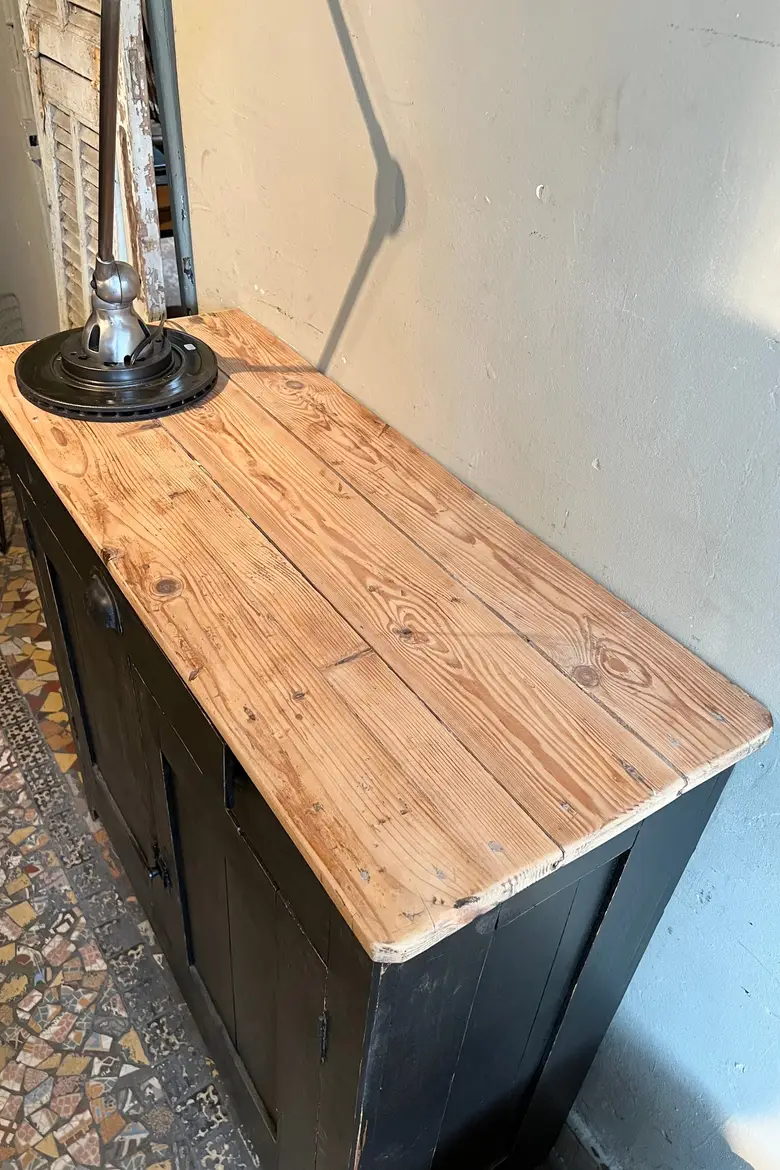 Petit buffet parisien en bois Début XXème
