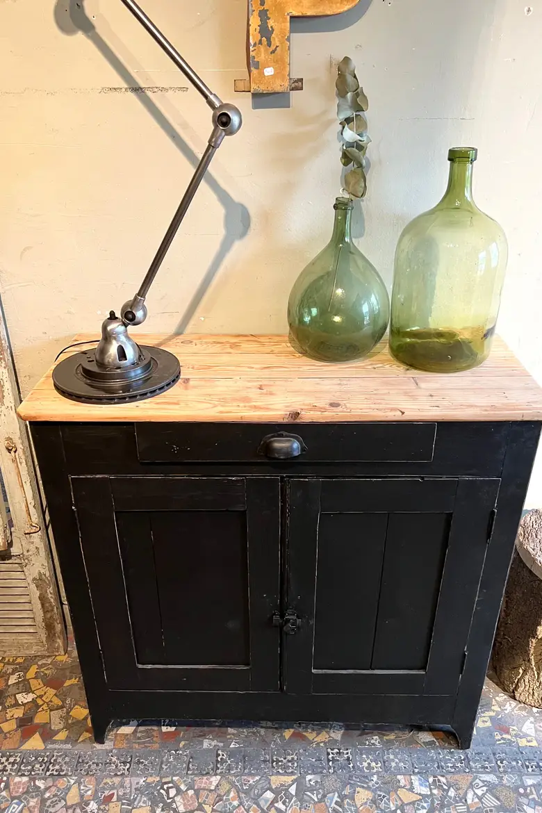 Petit buffet parisien en bois Début XXème