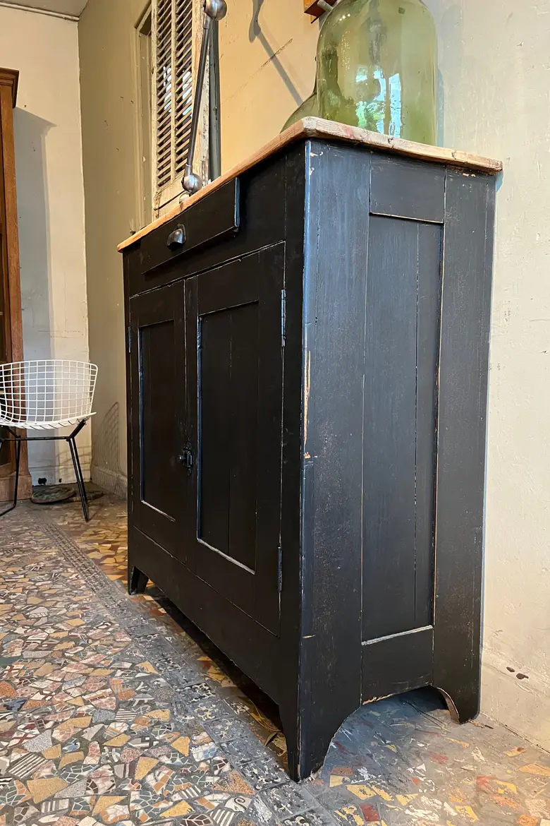 Petit buffet parisien en bois Début XXème