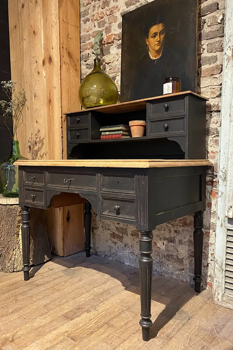 Petit bureau de style Napoléon III Début XXème