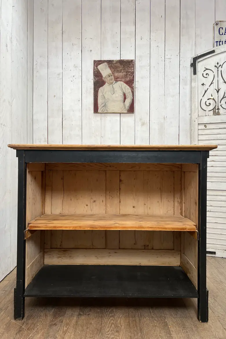 Petit comptoir de caisse en sapin