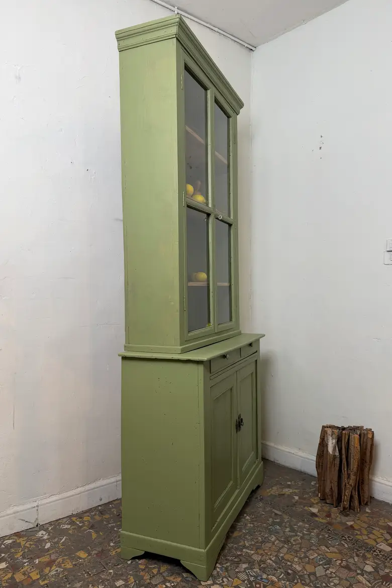 Petit deux-corps ancien vert