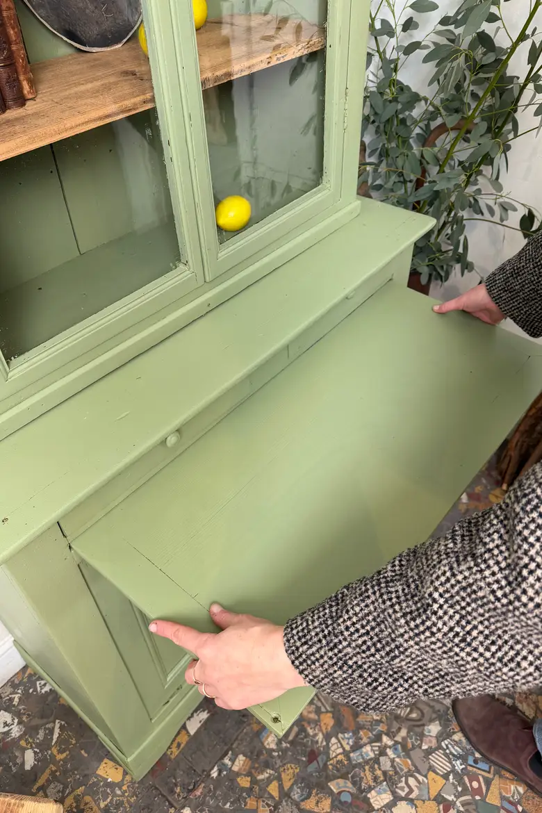 Petit deux-corps ancien vert