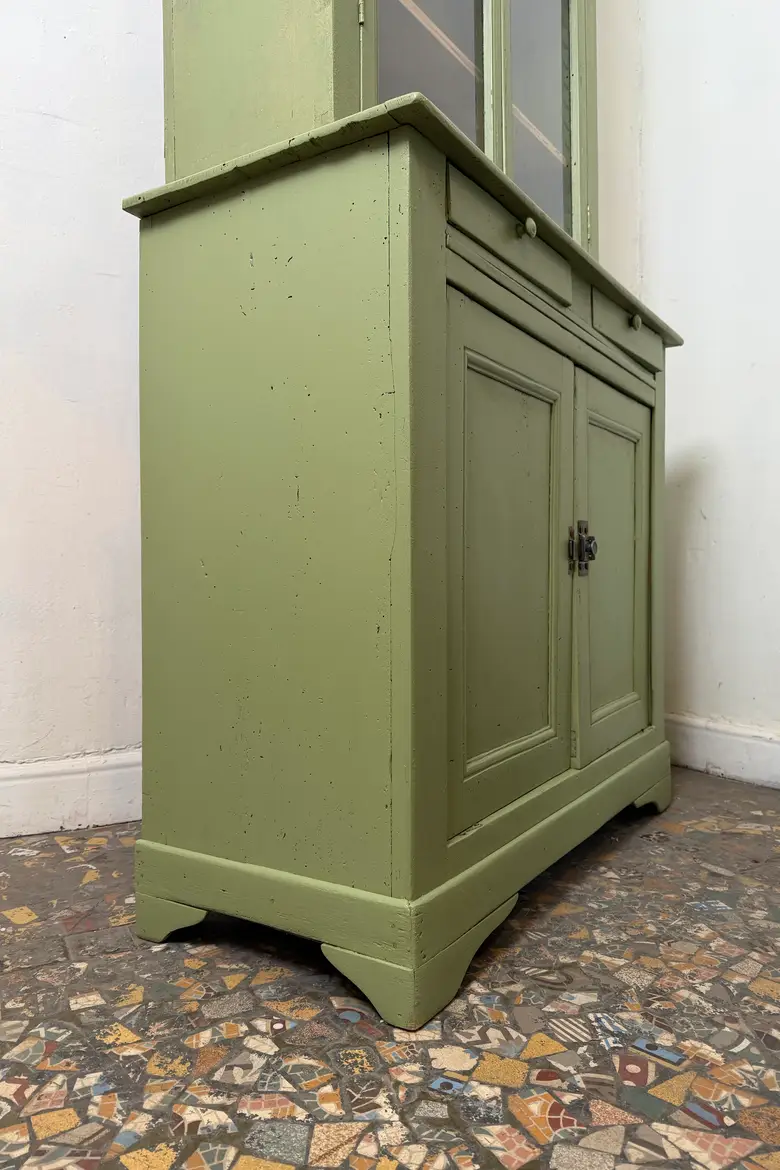 Petit deux-corps ancien vert