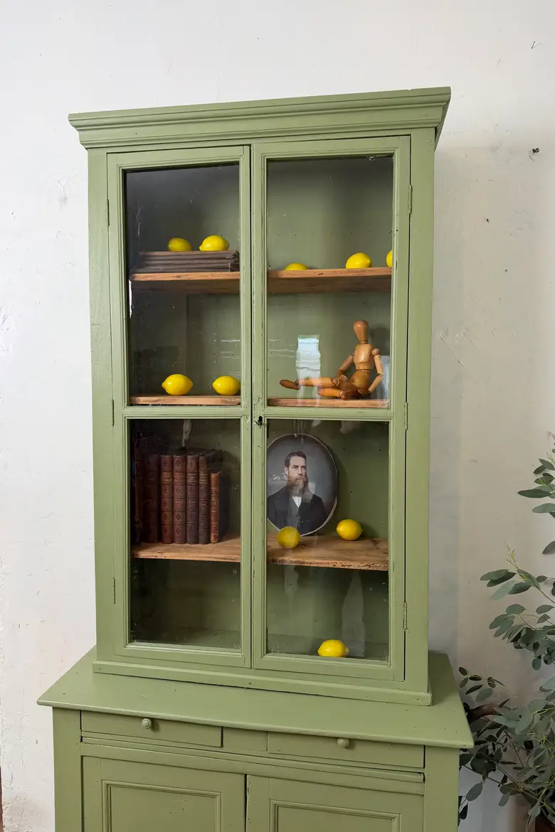Petit deux-corps ancien vert