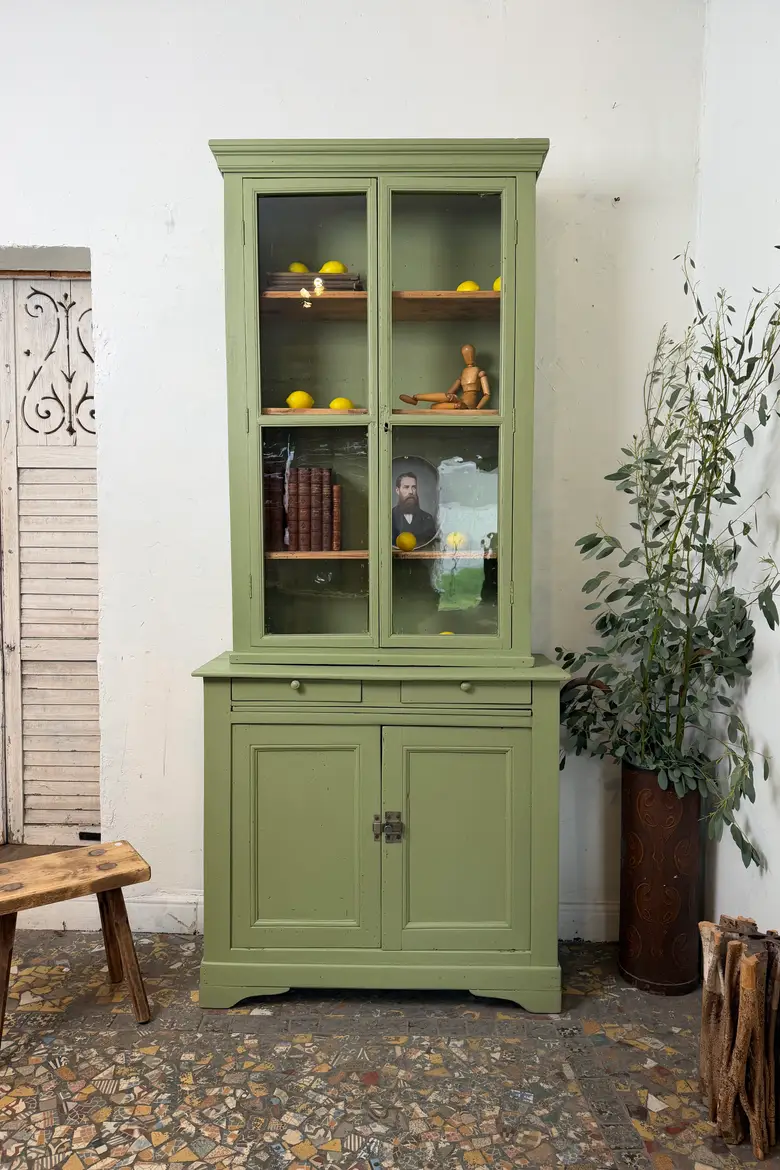 Petit deux-corps ancien vert