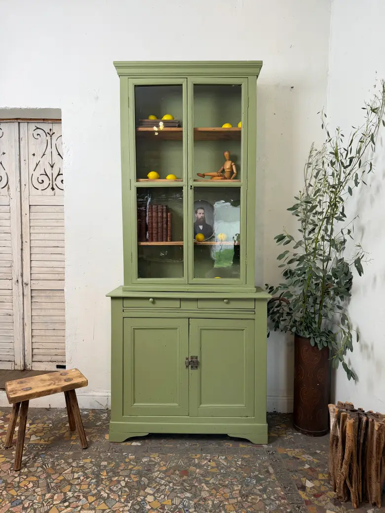 Petit deux-corps ancien vert