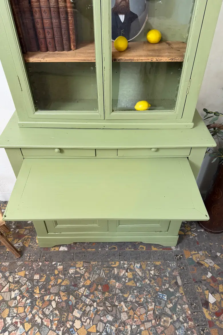 Petit deux-corps ancien vert
