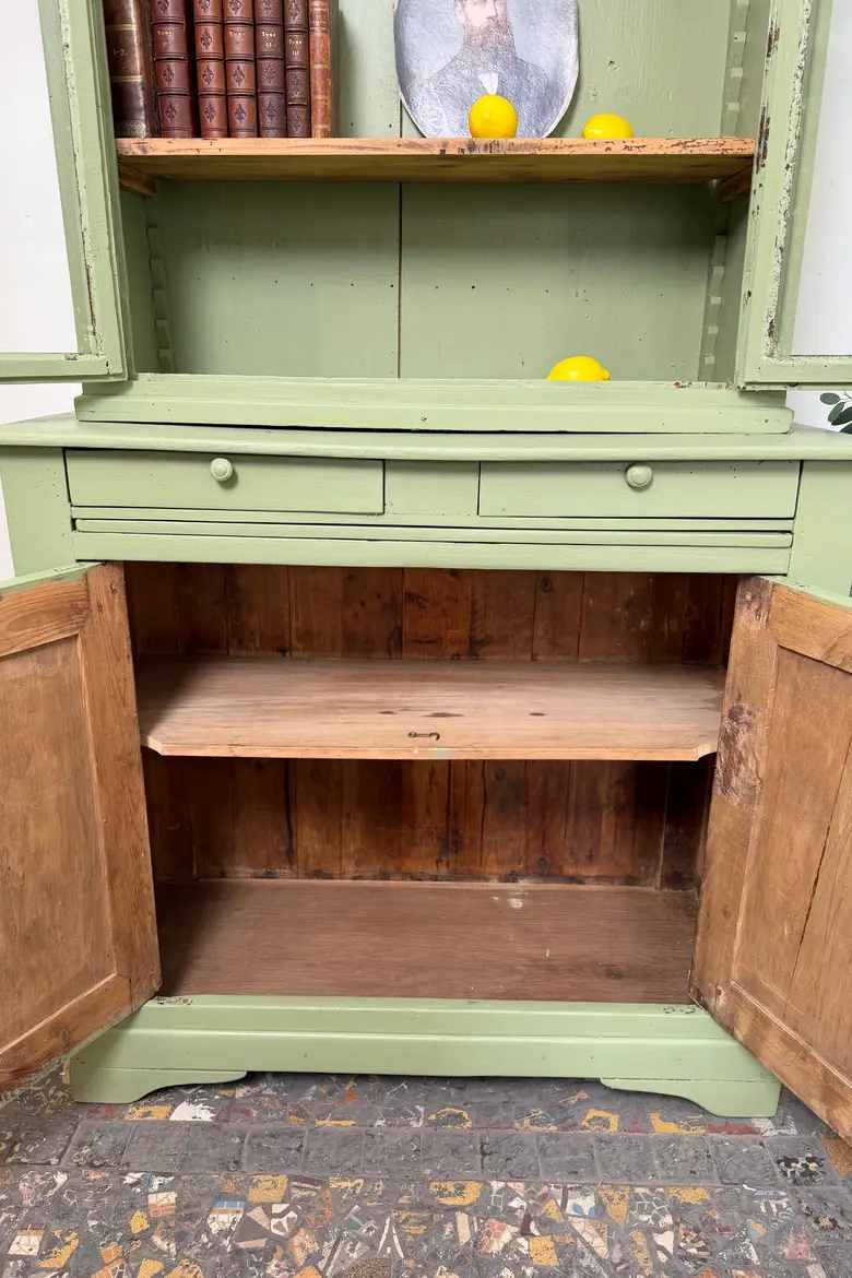 Petit deux-corps ancien vert