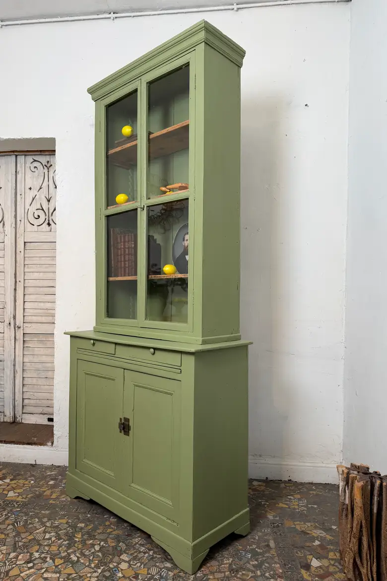 Petit deux-corps ancien vert