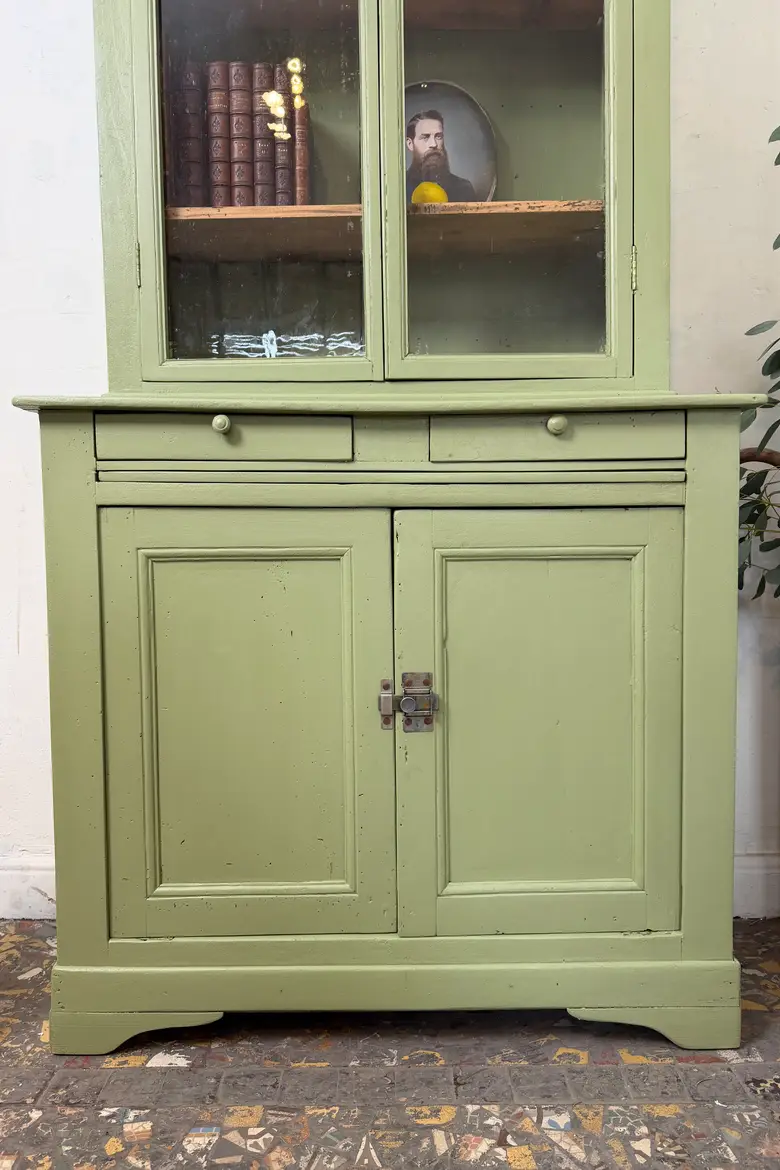 Petit deux-corps ancien vert
