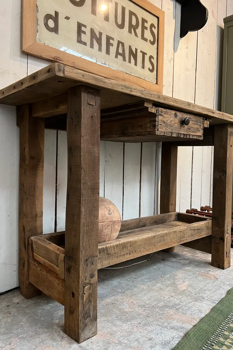 Petit établi d’atelier Début XXème