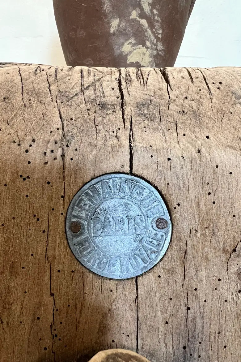 Petit établi en chêne Début XXème