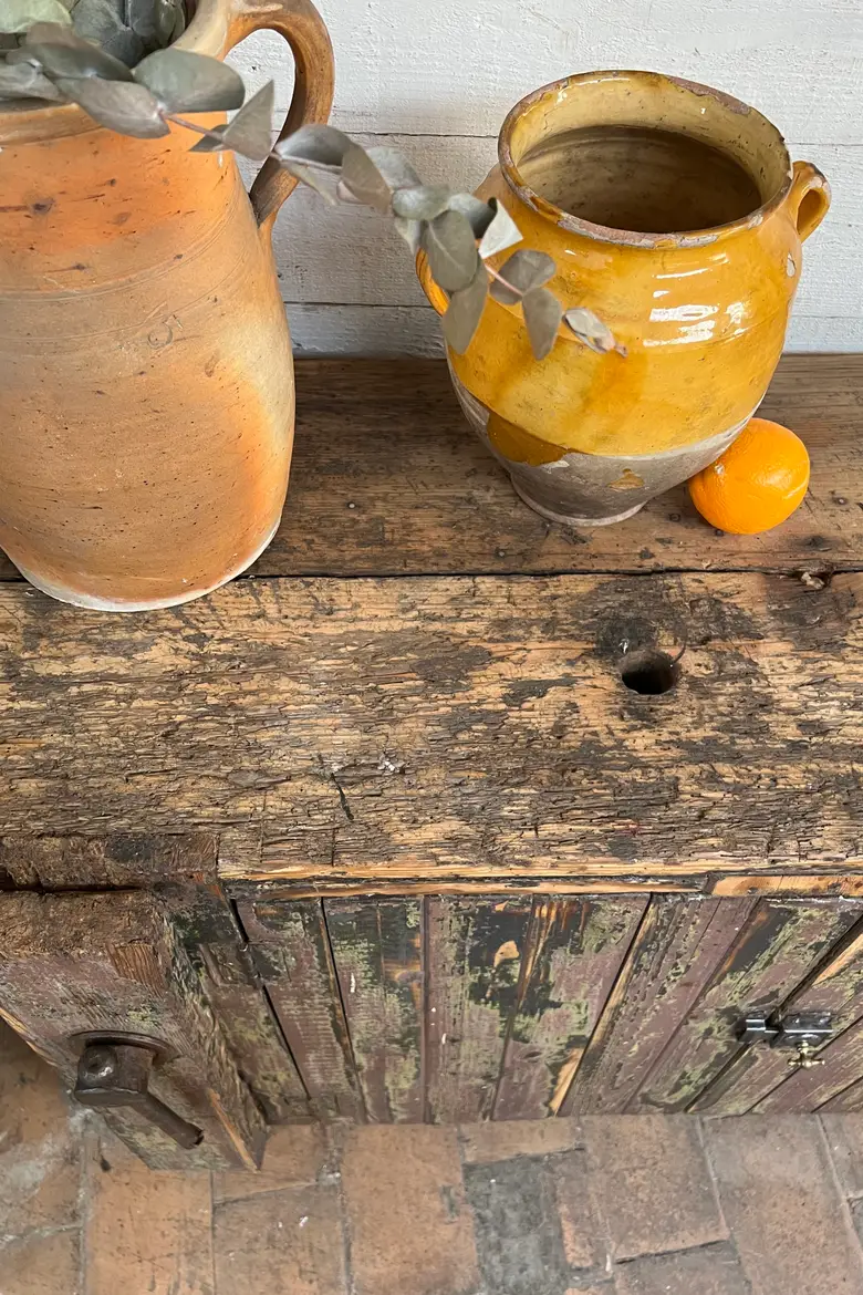 Petit établi patiné Début XXème