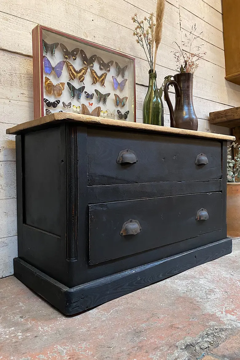 Petit meuble d’atelier en bois Début XXème