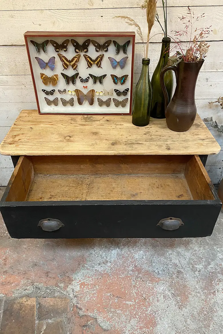 Petit meuble d’atelier en bois Début XXème