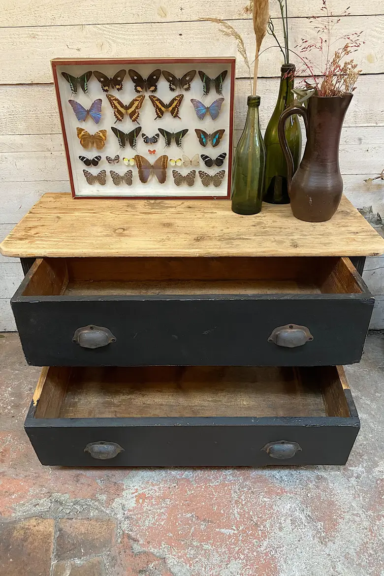 Petit meuble d’atelier en bois Début XXème