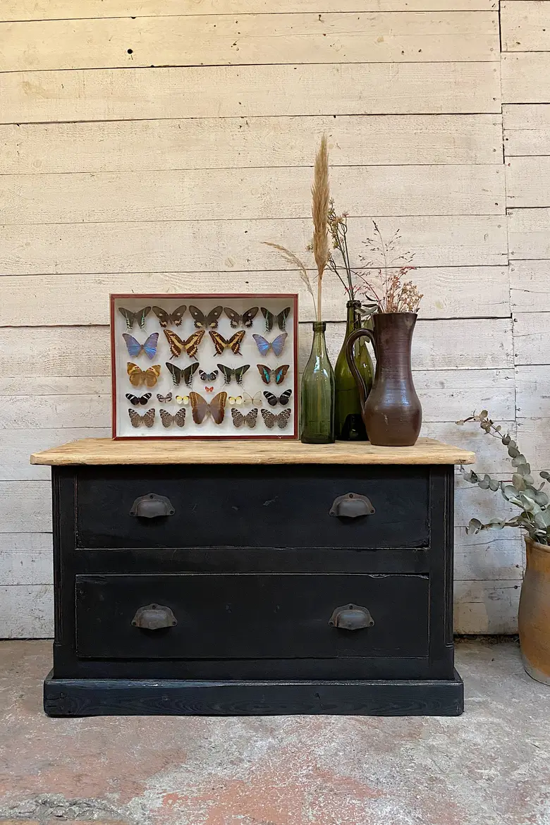 Petit meuble d’atelier en bois Début XXème