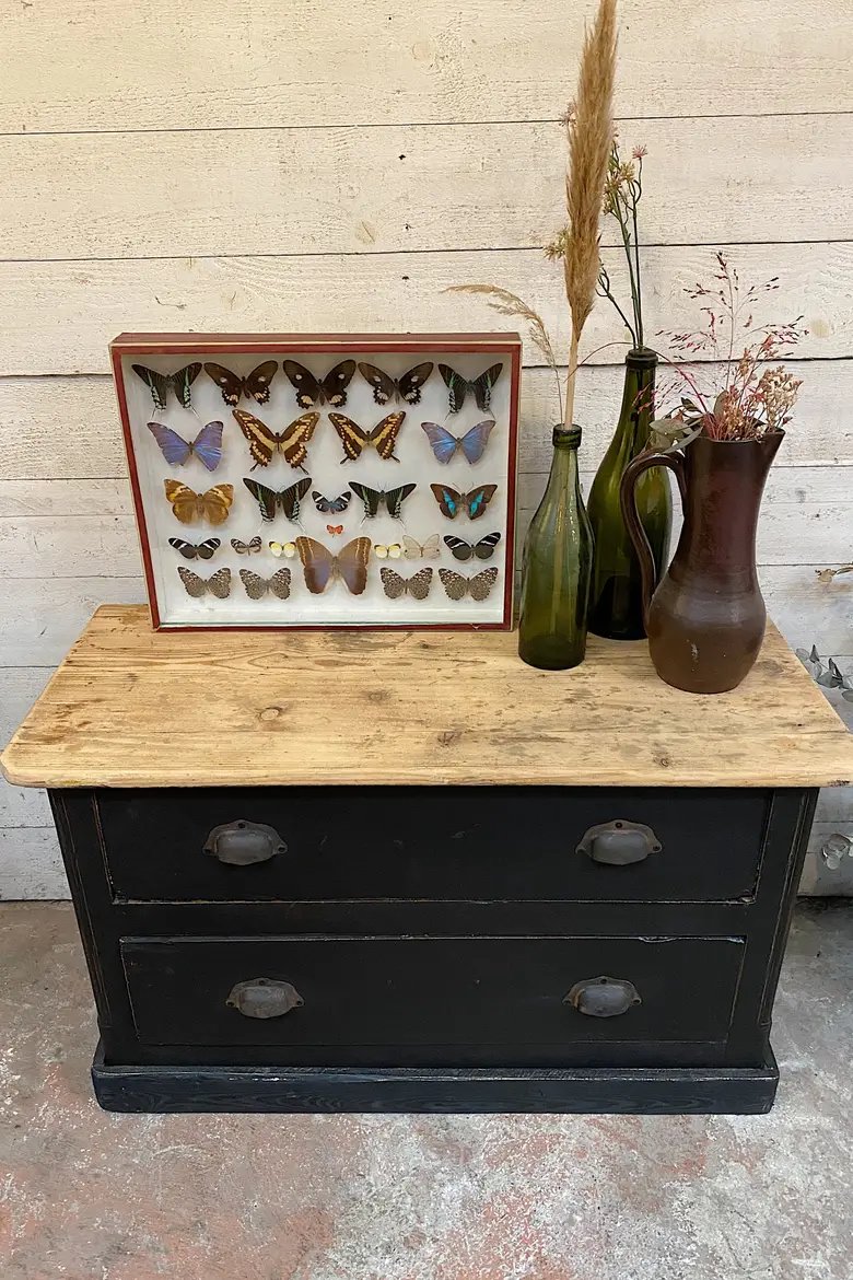 Petit meuble d’atelier en bois Début XXème