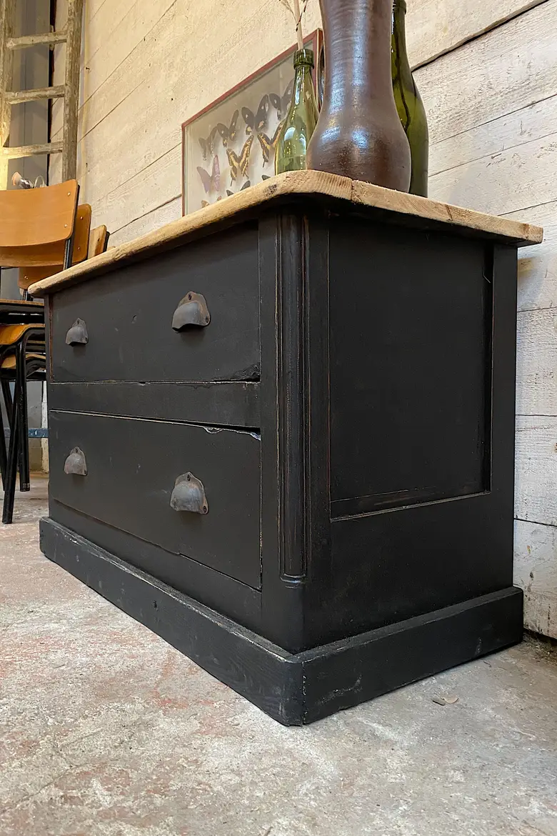 Petit meuble d’atelier en bois Début XXème