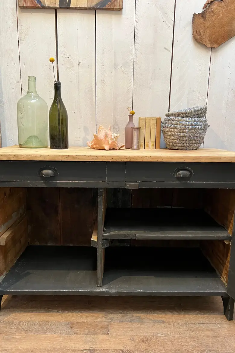 Petit meuble d’atelier en sapin Début XXème