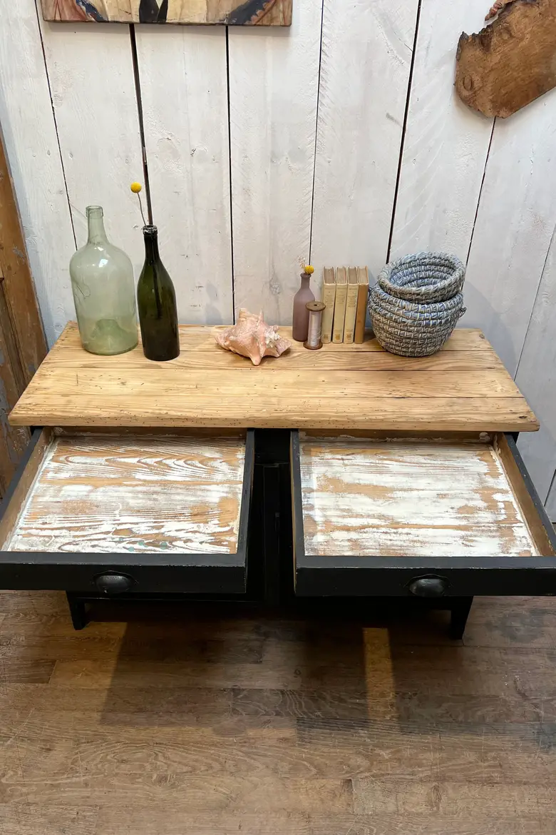 Petit meuble d’atelier en sapin Début XXème