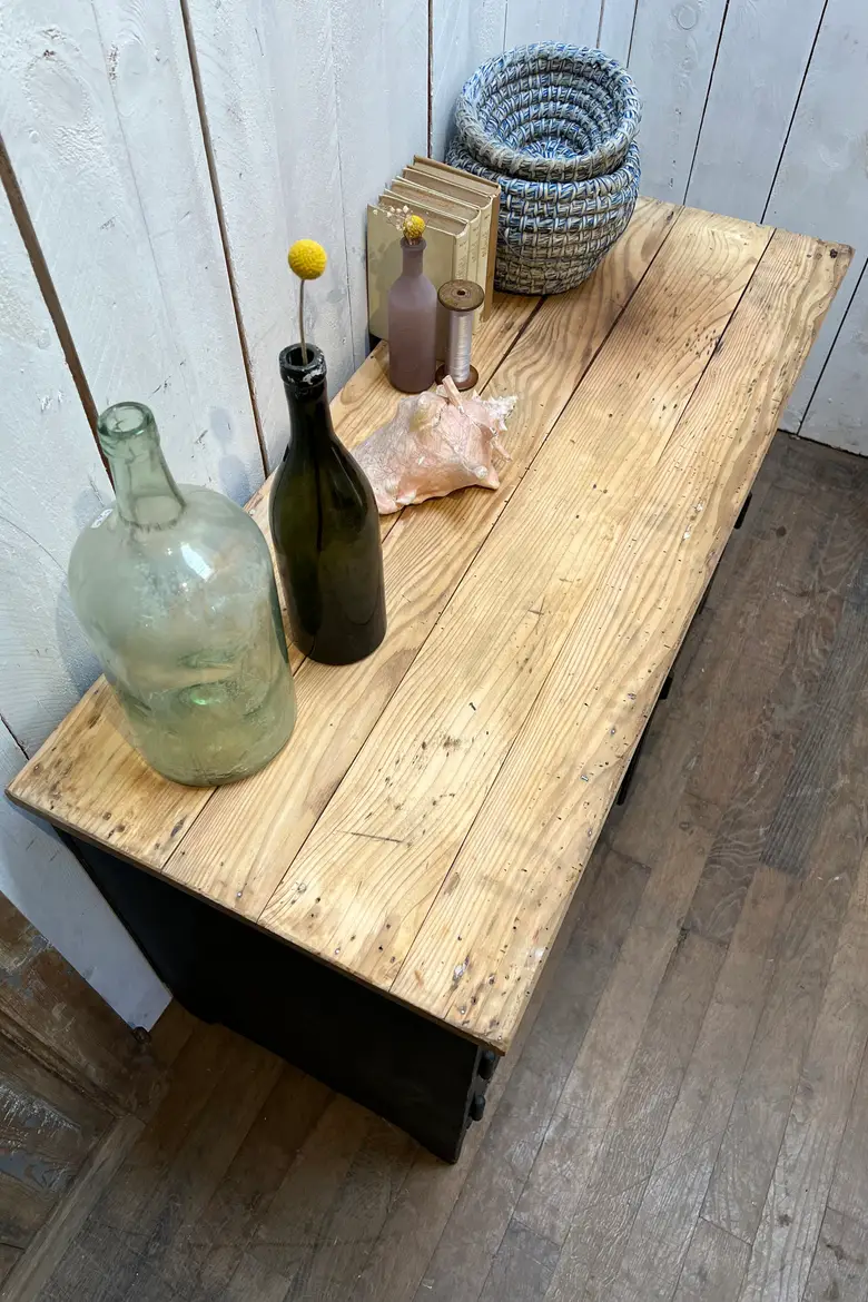 Petit meuble d’atelier en sapin Début XXème