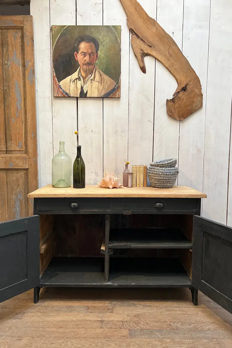 Petit meuble d’atelier en sapin Début XXème