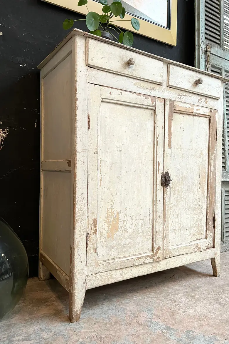 Petit meuble parisien en bois Début XXème