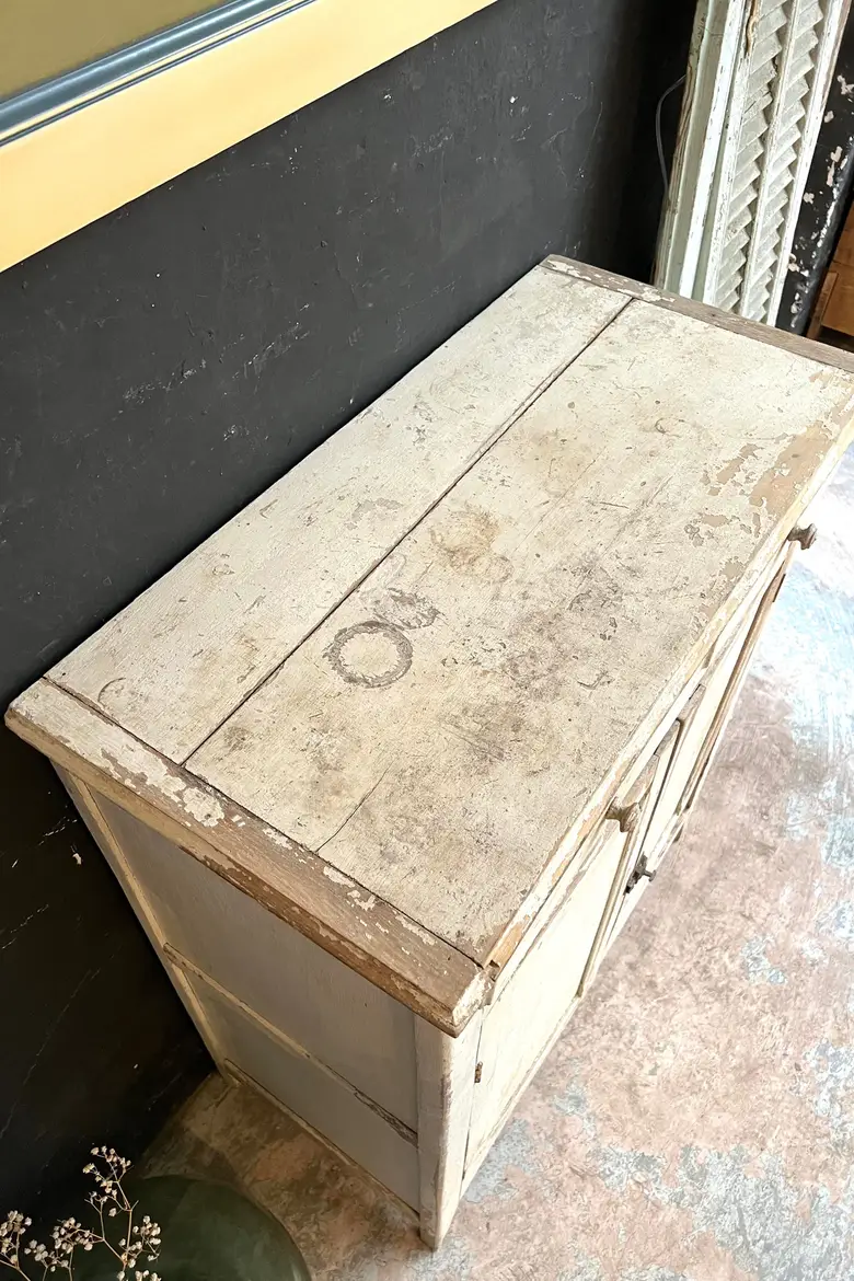 Petit meuble parisien en bois Début XXème