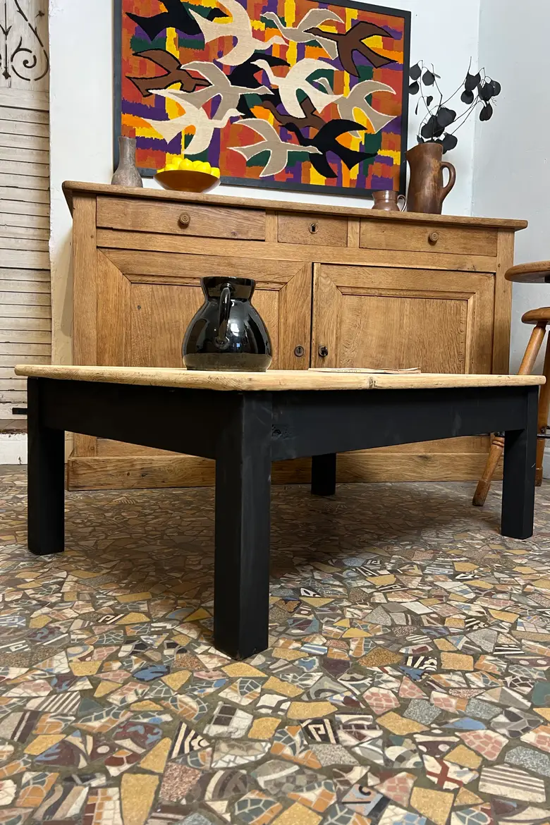 Petite table basse en sapin