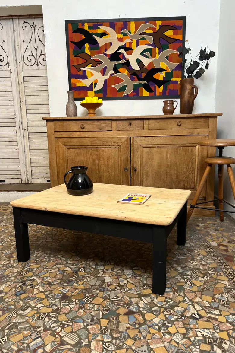Petite table basse en sapin