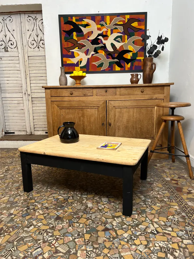 Petite table basse en sapin