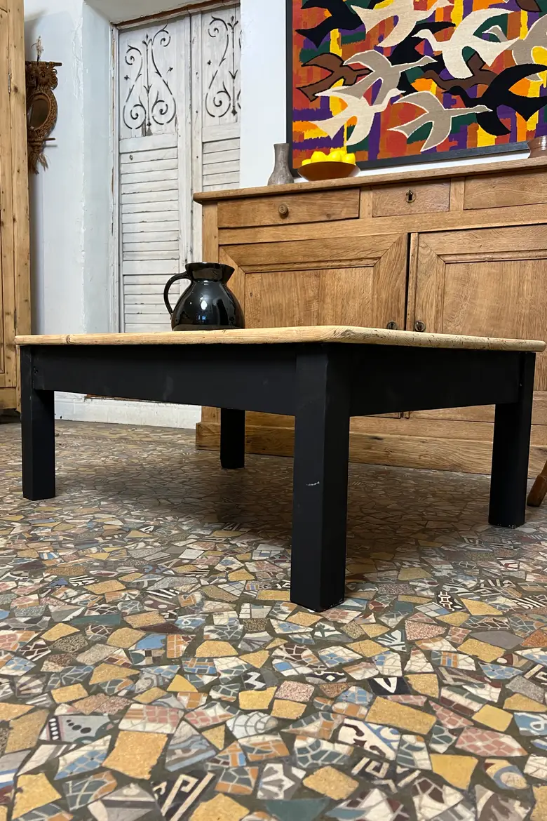 Petite table basse en sapin