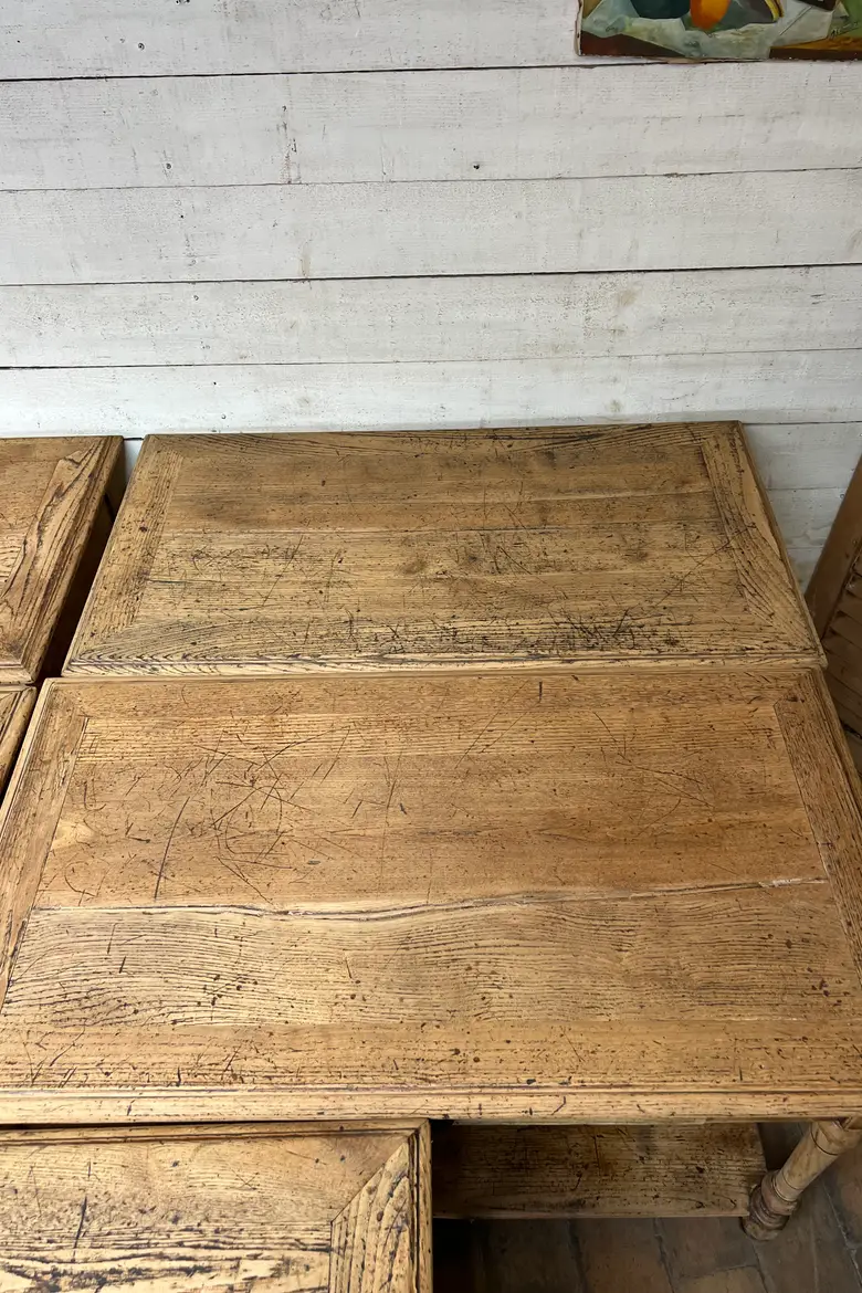 Petite table de drapier en chêne