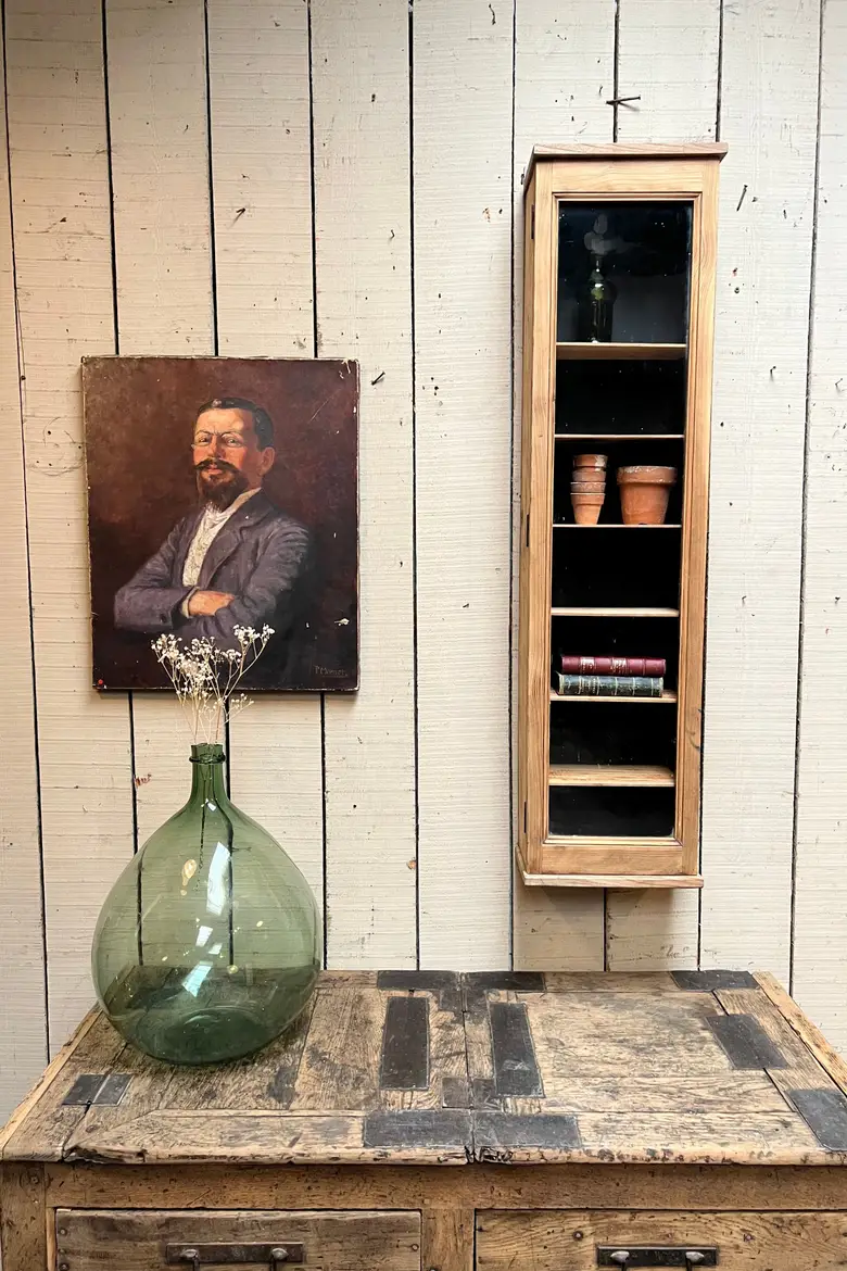 Petite vitrine à suspendre Début XXème