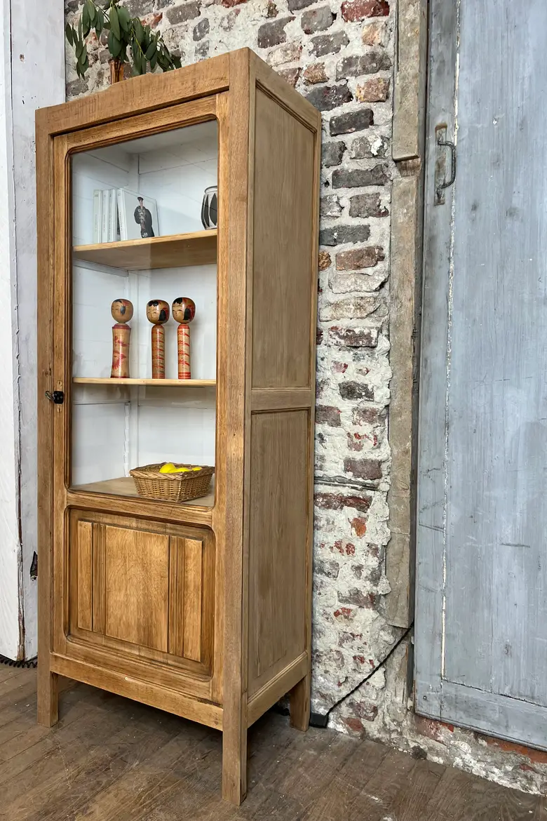 Petite vitrine en chêne